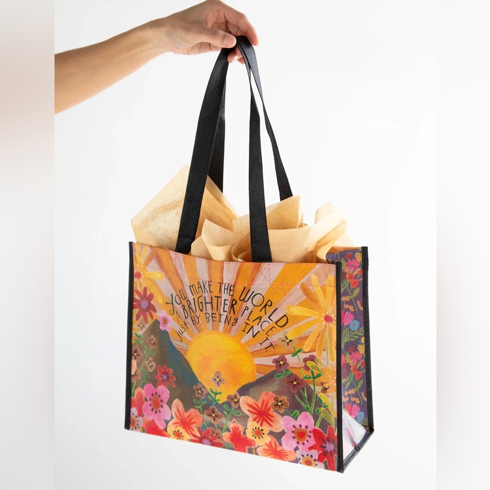 Set of 2 (L/XL), Sunshine Flowers Bags